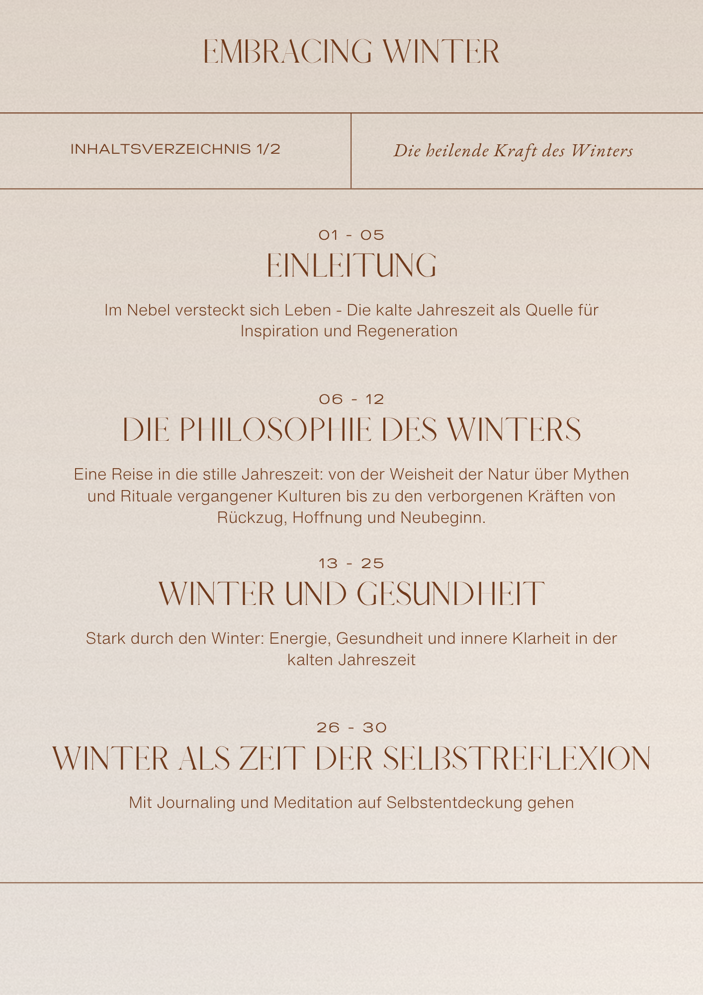 Die heilende Kraft des Winters (Ebook, PDF)