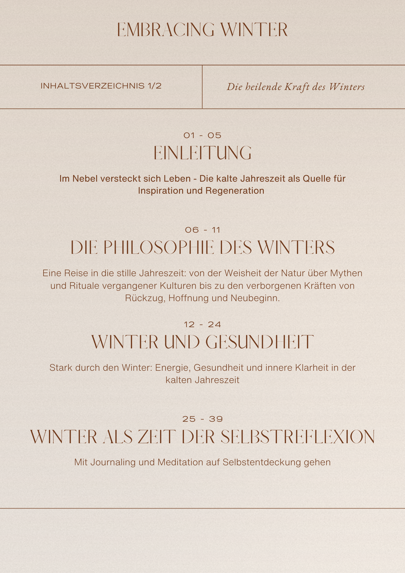 Die heilende Kraft des Winters (Ebook, PDF)